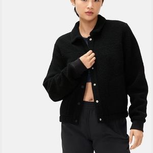 Outdoor Voices Black Megafleece Bomber - M